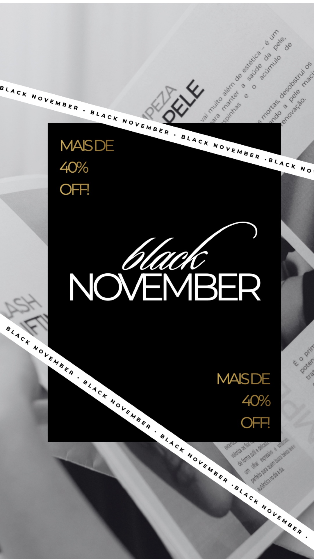 Black November Karbonna, mais de 40 por cento off